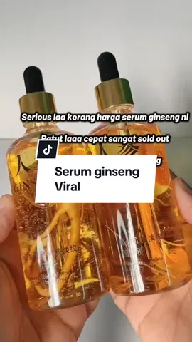 Korang wajib grab sekarang tau#serum #serumginseng #viral #ginseng #skincare 
