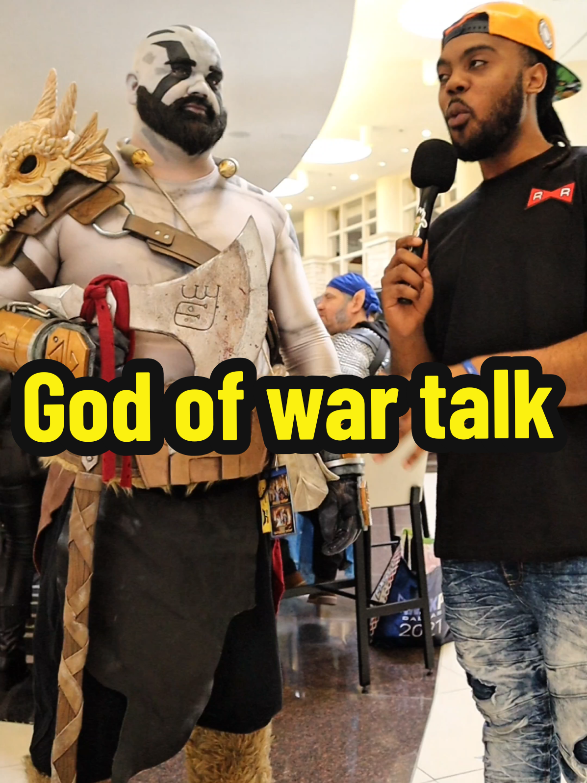 The BEST Gow game? #allcondfw #criticalrole #animeinterview #grogg #godofwarragnarok #godofwar  #animeconvention 