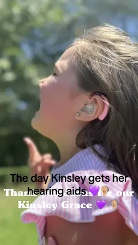 July 2, 2024 - the day we found out that Kinsley has bilateral progressive sensorineural hearing loss.  July 30, 2024 - the day Kinsley was first aided with her hearing aids.    The video posted below is from the day Kinsley first got her hearing aids, almost one year ago. I don’t ever want to forget her reaction from activation and to the sounds that I didn’t even know she was missing out on .. “look mama it makes noise” - the running water, feet stomping, patting her belly, her toys making noise, and so many others.. it really put into perspective at just how much we take take for granted.  I am in awe of Kinsley and how resilient she has been with this whole situation. She loves her hearing aids and we are so thankful for that. But unfortunately, Kinsley’s hearing loss is progressive and the hearing aids aren’t giving her the amplification and the clarity that she needs.  After much thought, prayer, appointments, and talking with Kinsley - we have made the decision for a unilateral cochlear implant. We have so many emotions going into this, but we are hopeful that this will help Kinsley thrive even more than what the hearing aids are allowing for.  Kinsley’s surgery will be this coming Friday, June 20.  We ask that you keep Kinsley in your prayers as the cochlear implant won’t be a “quick fix”. It will require a lot of work, and basically require her to relearn how to hear out of the implanted ear.  Please also pray for me and Trent, this decision hasn’t been an easy one. As parents we obviously wish circumstances were different, but we know the Lord does not make mistakes and is leading us on the right path.  Lastly, please pray for her entire medical team and that the surgery will go smoothly.  Thank you in advance 💜 🦻🏼 #hearingloss #hearingaid #cochlearimplant #fyp #dayinmylife #kidsoftiktok #girlmom #reality #kidswithhearingloss @Trent Windham 