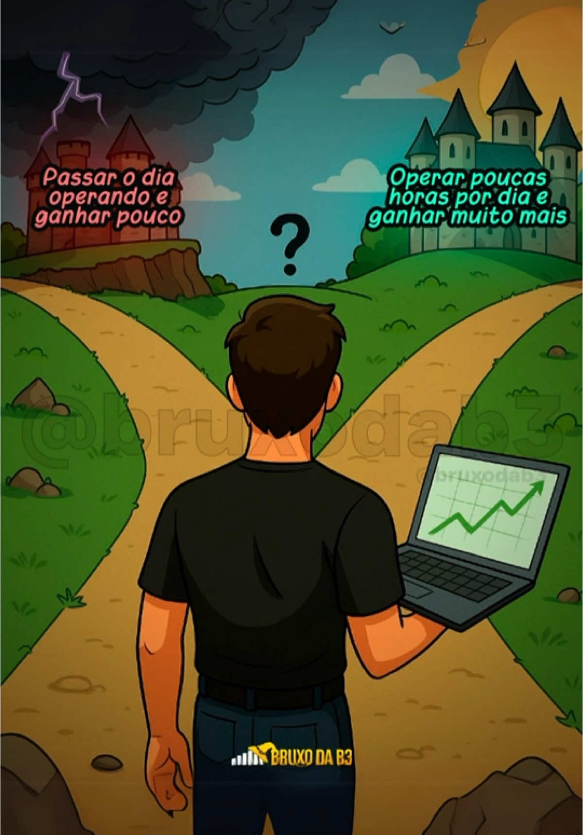 Dois caminhos, duas realidades.🛣️ Tem quem passe o dia inteiro operando e mal vê resultado… E tem quem opera com clareza, foco e técnica, conquistando muito mais com muito menos.👨🏻‍💻 No Day Trade, não é sobre fazer mais. É sobre fazer certo, fazer o que tem que ser feito!🎯 #daytrade #minidolar #miniindice #bolsadevalores #traderbrasil #vidadetrader #motivacional #videomotivacional #inspiração #liberdadefinanceira #liberdade #motivation #padroesdecandlestick #analisetecnica #mercadofinanceiro #analisegrafica