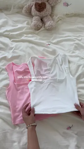 😚PoV: you are obsessed with tank tops for summer ootd !! #spotlight #tanktop #summeroutfit #tiktokmademebuyit 