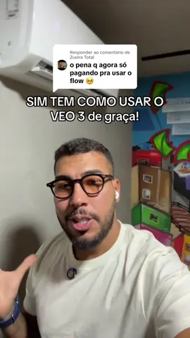 Respondendo a @Zueira Total Sim ainda tem como usar o VEO 3 de graça 