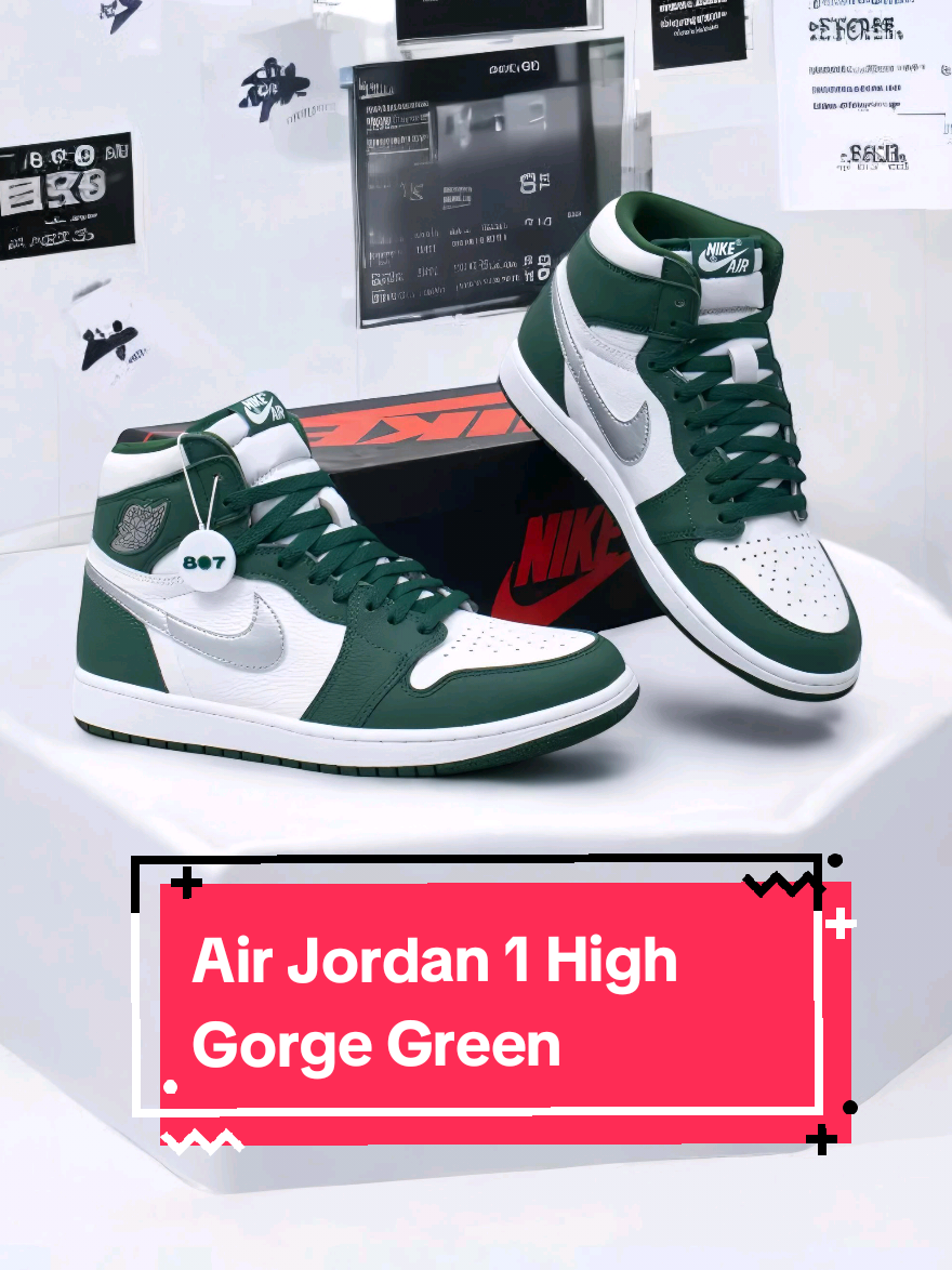 Air Jordan 1 High Gorge Green #sepatu #sepatumahal #sepatubranded #airjordan #sepatujordan 