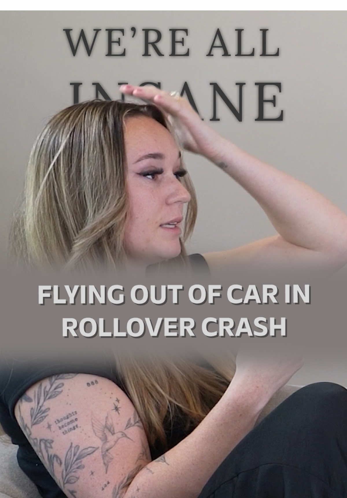 Jayden explains what happened when she was ejected from a car during a crash. Watch the full We’re All Insane episode on Apple, Spotify, or YouTube. #wereallinsane #traumatok #healing #podcastclips #storytime #foryourpage #fypシ゚viral #xyzbca 