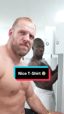 When Gym says You need to Wear a T-Shirt 👀 @James Haskell #stringer #vest #gym #pose #bodybuilder IG// urwelcome2rome 