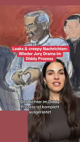 Der Richter im Diddy Prozess ist richtig sauer. Ein Jury Mitglied bekommt plötzlich eine creepy Nachricht von einer unbekannten Nummer und jemand leakt geheime Infos an die Presse 👀 Deshalb will der Richter jetzt einen weiteren Geschworenen prüfen. Alle Updates im Diddy Prozess erfährst du im Video. #diddy #pdiddy #puffdaddy #cassie #diddytrial #trial #prozess #update #jury #exposed #hollywood #rap 