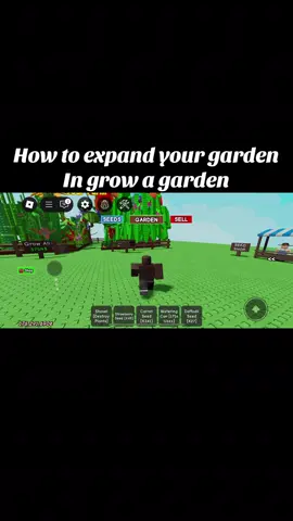 This is how to expand your plot in grow a garden.   #growagarden🥒🌶🍅 #plot 
