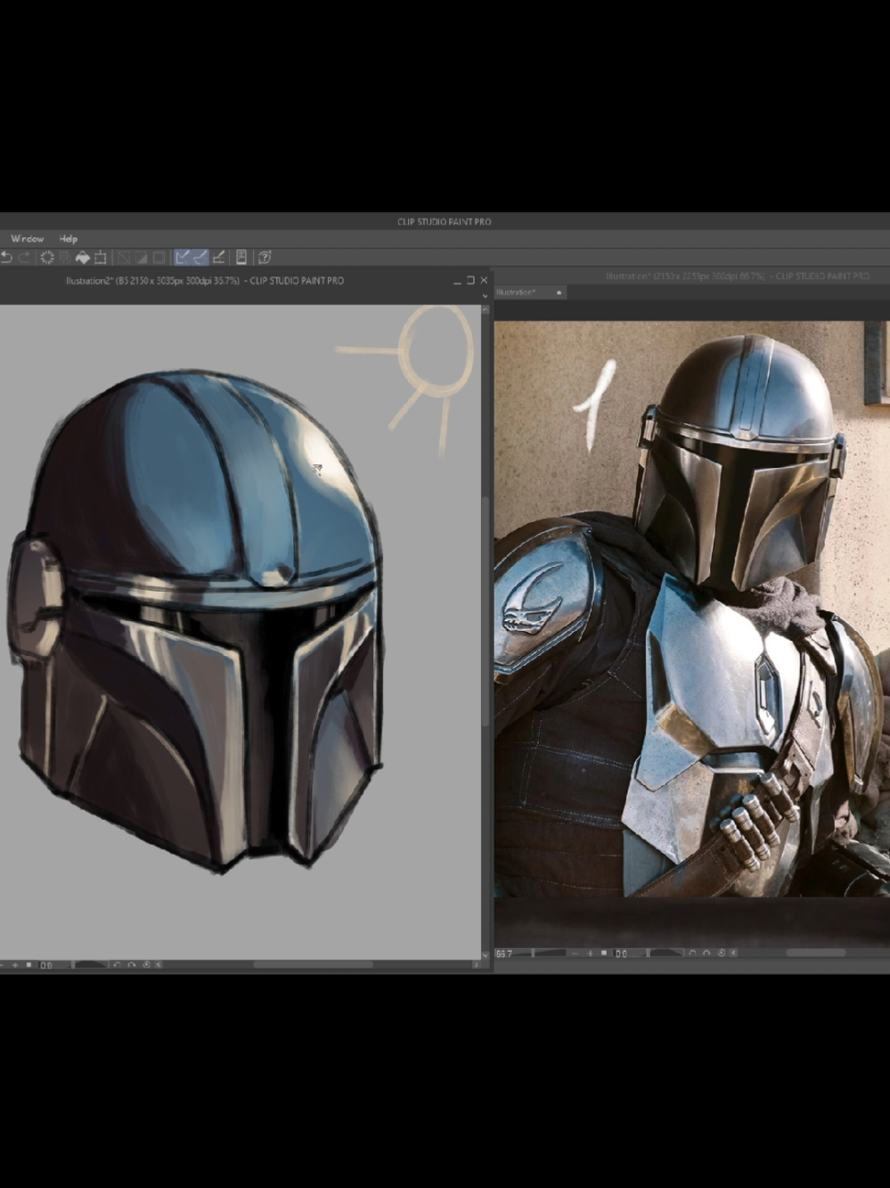 let me know if it was helpful! and it's probably my last tutorial on metal  😅 or I might do a more detailed one... would you like to get a step-by-step tutorial?? 🤔 #digitalart #foryoupage #fyp #artvideo #artprocess #arttips #tutorial #arttutorial #arttok #digitalart #art #speedpaint #mando #clipstudiopaint #support 