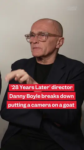#DannyBoyle explains how he used cameras on goats and #drones in the upcoming movie “28 Years Later”. #28yearslater