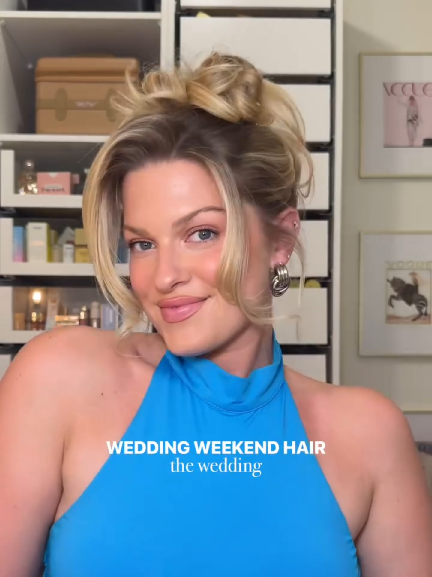 One hair wash, three wedding guest looks 💒✨ @meredithwelbornsecret to flawless hair all weekend long? The All-Inclusive Multi-Styler + Blowout Defense System 😉 #stayreadywithdrybar #drybar