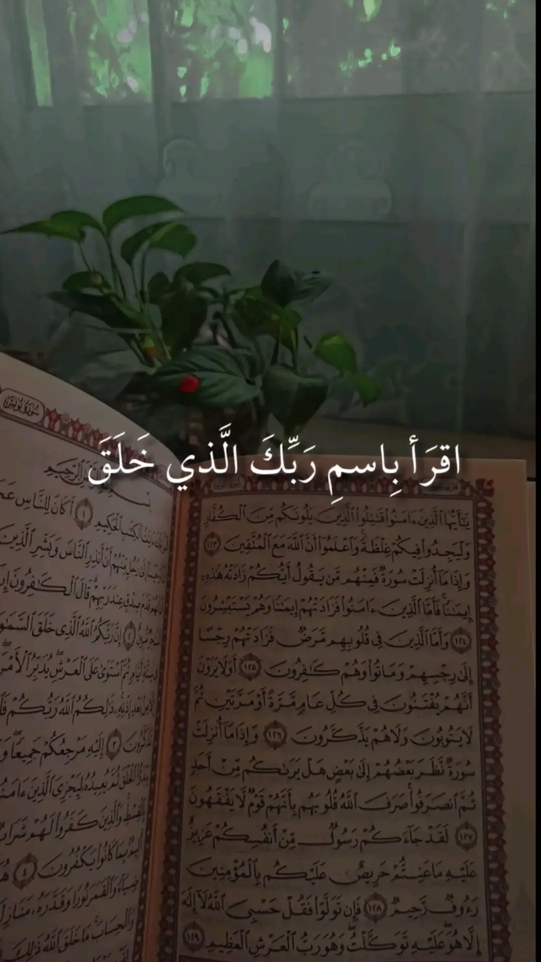 اقرا بسم ربك الذي خلق 🤍
