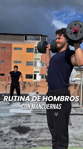 Rutina de hombros con mancuernas 💪🏻  . . . . . #abs #workout #Gym #workoutroutine #Fitness #absworkout #fyp #homeworkout #homeworkouts #workoutathome #workoutoftheday #workoutroutine #workouts #nogymnoproblem #viralposts #viralvideos #calistenia #ejercicioencasa #entrenamientoencasa #caracas