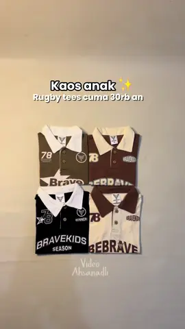 Kaos rugby tee cakep banget bun ✨ cus di CO #kaosanak #bajuanakmurah #ootdanaklakilaki #kaosanakpremium 