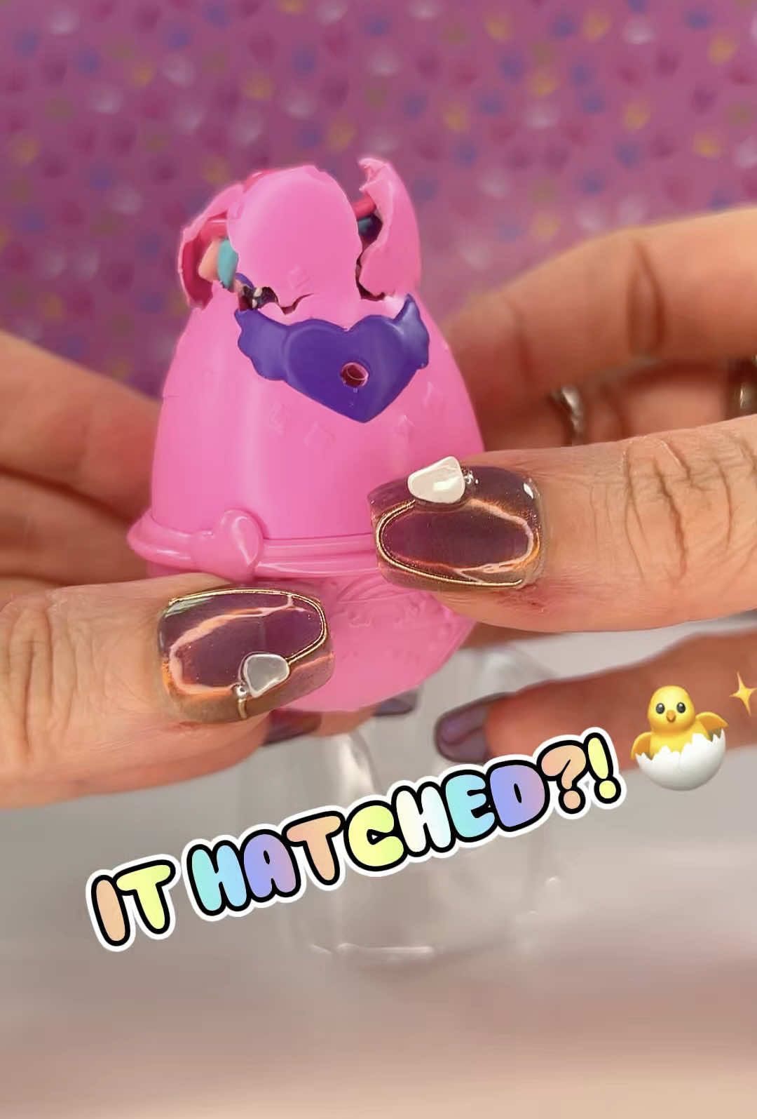 IT. HATCHED. 😭🐣💖 I opened a Hatchimals Alive Mini Egg and it’s so CUTE! ✨ I can’t get enough of these! I think I might have to hatch more!! 💖🤭 #HatchimalsAlive #ASMRUnboxing #SqueeBox #CuteToySurprise #NoTalkingASMR #Hatchimals #TinyCreatureReveal #MysteryEgg #CuteUnboxing #ToyTok #minitoys #blindboxopening  #creatorsearchinsights 