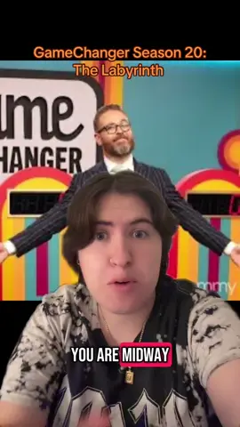 Replying to @Sean #greenscreen Fun fact: you solve it by saying “which way would the other one tell me to go” and going the opposite way #dropout #dropouttv #gamechanger #samreich 