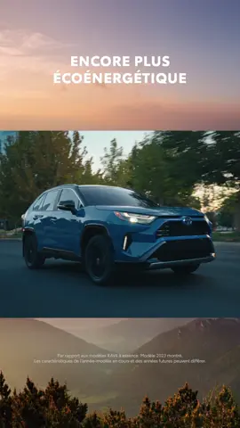 Profitez encore plus de toutes vos aventures à bord du RAV4 hybride écoénergétique. 