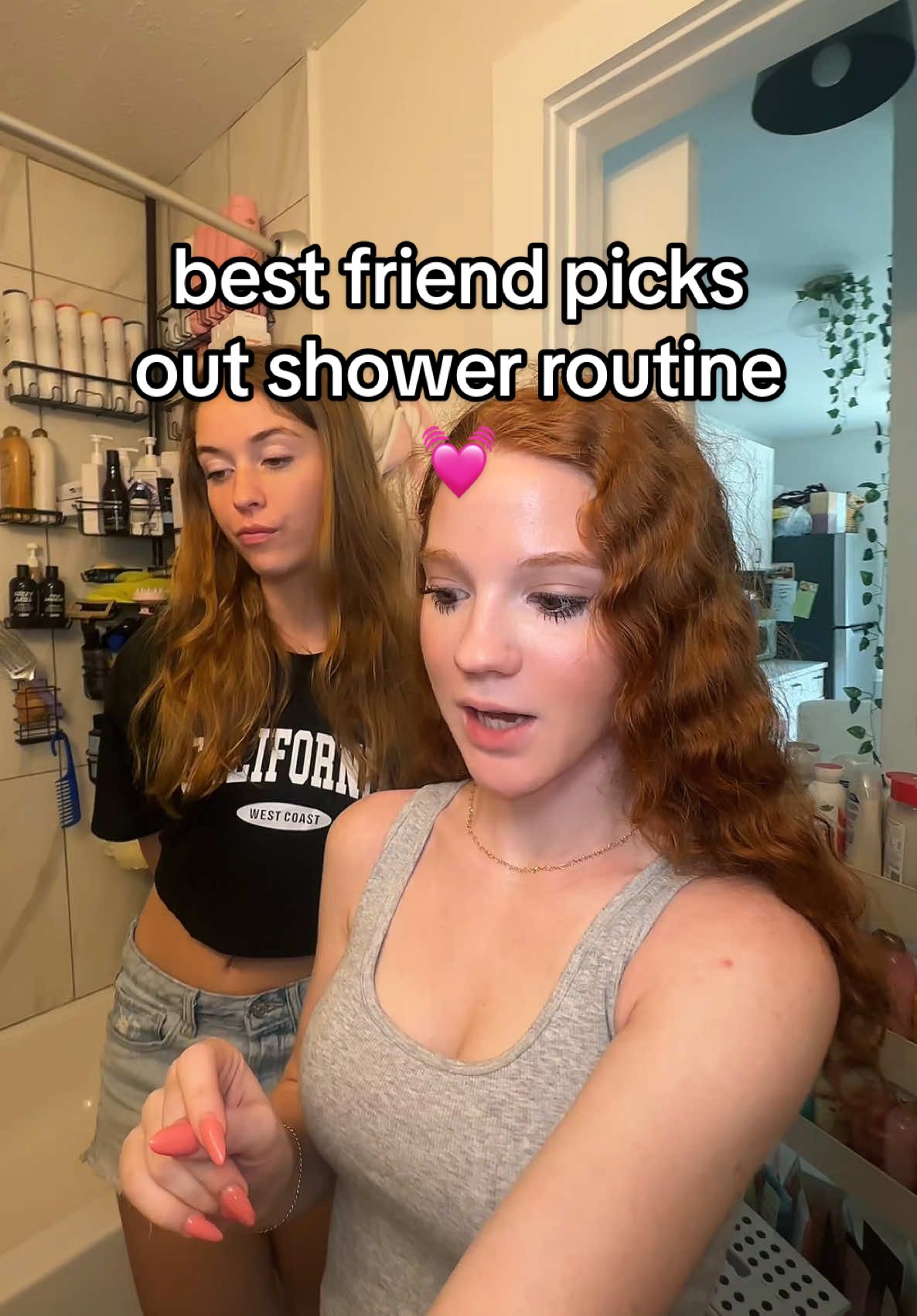 bestie westie picks out first ever shower routine!! 😋 #fypage #fypシ゚viral #fypシ #foryoupage #foryou #viral #foryoupage❤️❤️ #fyppppppppppppppppppppppp #f #fyp #hygiene #hygieneproducts #hygienetok #bodycare #bodycareproducts #bodycaretok #beauty #BeautyTok #beautyproducts #shower #showerroutine #showertok #bestfriend @Ella Gertmenian 