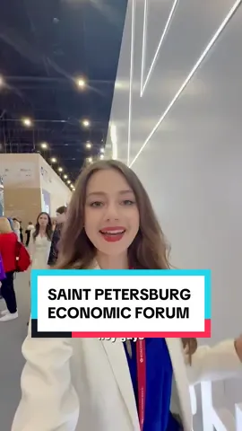 Back at the Saint Petersburg international Economic Forum! ❤️ #russiangirl #russia #saintpetersburg 