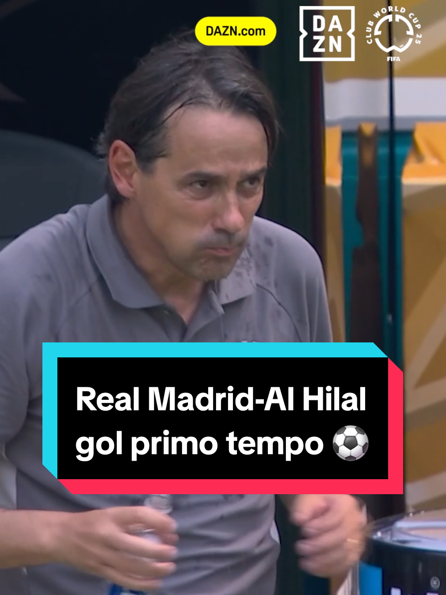 Ottimo approccio dell’Al-Hilal contro il Real 🔥 I Blancos vanno in vantaggio ma la squadra di Inzaghi trova il pareggio meritato ⚽️ È parità dopo 45 minuti ⚔️ #RealMadridAlHilal #FIFACWC #DAZN 