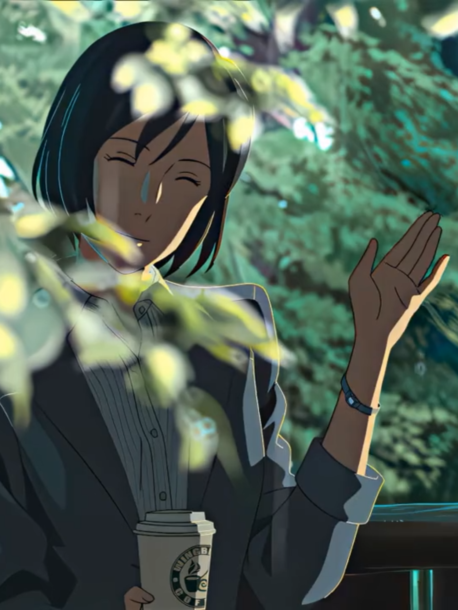 rain in the garden vibes #anime #kotonohanoniwa #thegardenofwords #aesthetic #アニメ #animeedit