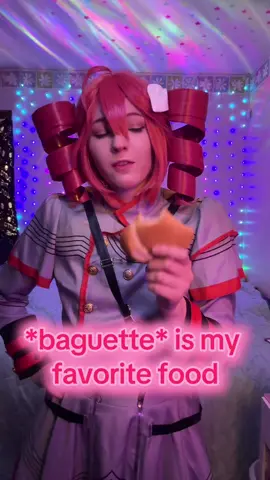fat@ss teto w the baguette #vocaloid #cosplay #cosplayer #cosplaygirl #synthv #utauloid #kasaneteto #teto 