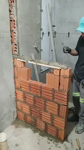 Como fazer parede de divisa de Box #obra #banheiro 