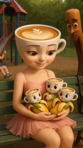 Ballerina Cappuccina's babies are kidnapped by Tung☕️❤️ Tung Sahur #brainrot #ballerina #cappuccino  #ballerinasoftiktok #softiktok  #cartoon #fyp #cappuccina  #tungtungtung #parati #😍 