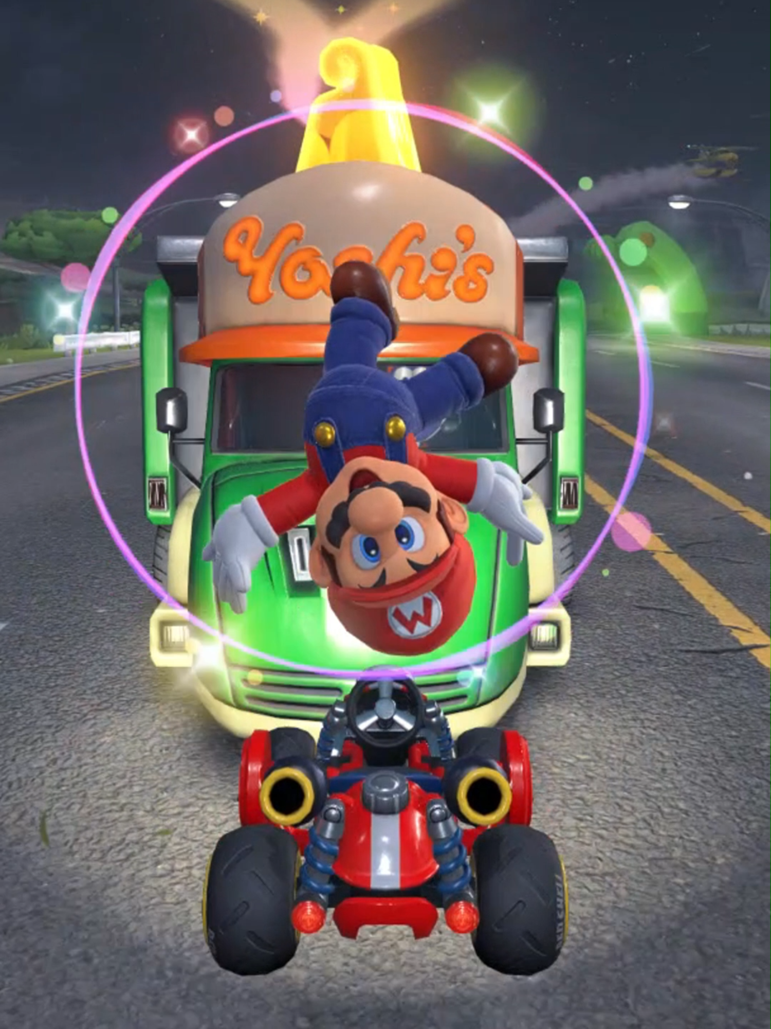 Blue Yoshi Can't Escape Mario... 💀  #fyp #fypシ #funny #meme #memes #mariokart #mariokartworld #nintendoswitch2 #switch2 #nintendo