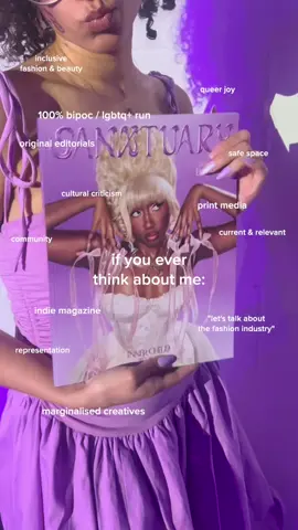 100% bipoc & queer run print magazine 💋 grab yours from the link in our bio!! #indiemagazine #printmedia #queerartists #bipoccreatives #fashioneditorial #beautyeditorial #editorial 