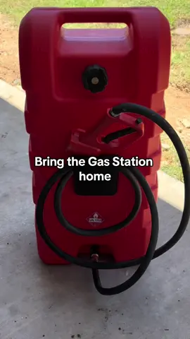 Got my own gas station at home.  #gasstation #gas #portable #fypage #fypシ #dadmusthaves #dadsoftiktok #mechanicsoftiktok 