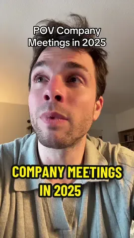 POV every company meeting in 2025 #corporate #corporatelife #corporatehumor #workhumor #techtok #saas #ai 