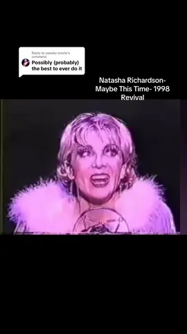 Replying to @sweaty oracle Natasha Richardson was a treasure gone much too soon. She is the definitive Sally Bowles in my opinion. The inner life was so clear. #cabaret #broadway #fypシ #fyp #actor #artist #natasharichardson 