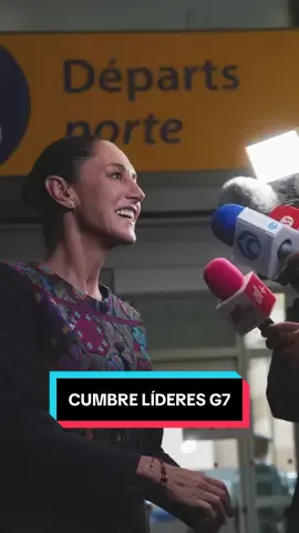 Durante nuestra participación en la Cumbre del G7, llamamos a trabajar con firmeza por la paz; México ha sido históricamente un país promotor del diálogo, del desarme y del respeto a la soberanía de los pueblos. La política se inventó para construir puentes y soluciones. #G7 #claudiasheinbaum #presidentA 