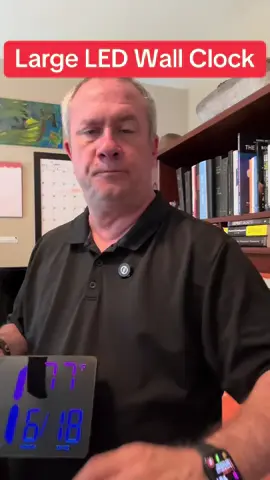 LED Wall Clock #clock #wallclock #ledclock #LED 