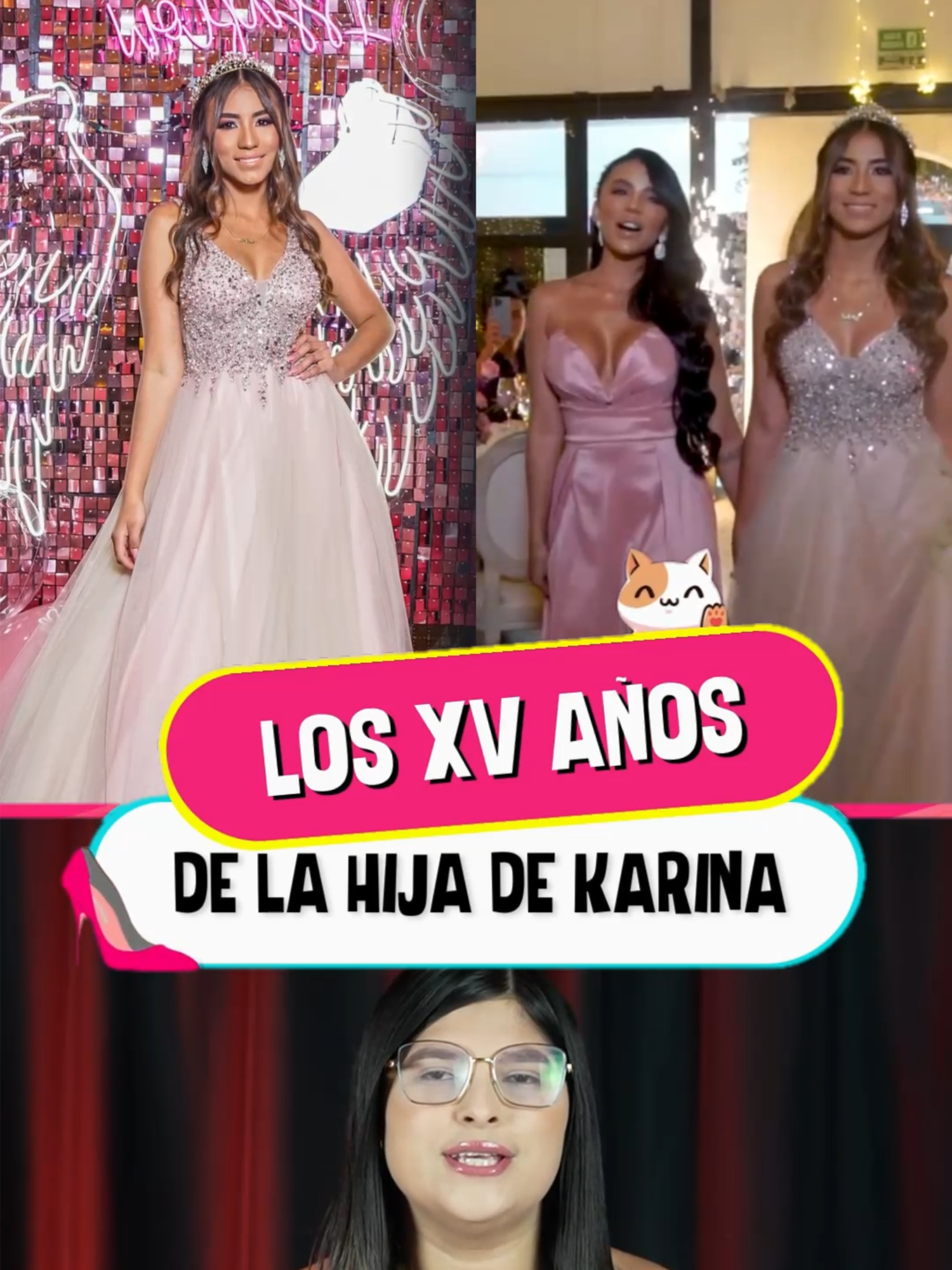 Asi fueron los XV años de la hija de Karina Garcia