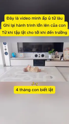 Từ khi biết lật, biết bò, chập chững đi… rồi chạy tung tăng khắp nhà. Video này là cả một bầu trời cảm xúc – dành tặng con, người đã đến và khiến cuộc sống của bố mẹ trọn vẹn hơn 🧡Con lớn lên từng ngày – nhẹ nhàng mà kỳ diệu như thế... #hanhtrinhcuabe #nhatkycuame 