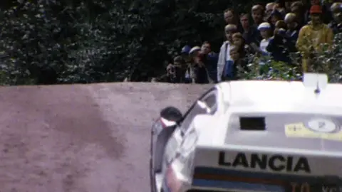 Group B Rallying but somewhat cinematic ;) #rally #Motorsport #groupb #lanciadelta #rallyracing 