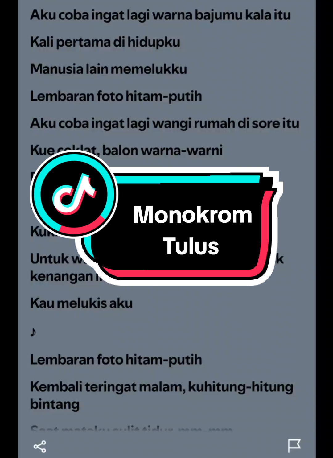My birthday special #CapCut #liriklagu #playlistspotify #monokrom #ulangtahun 