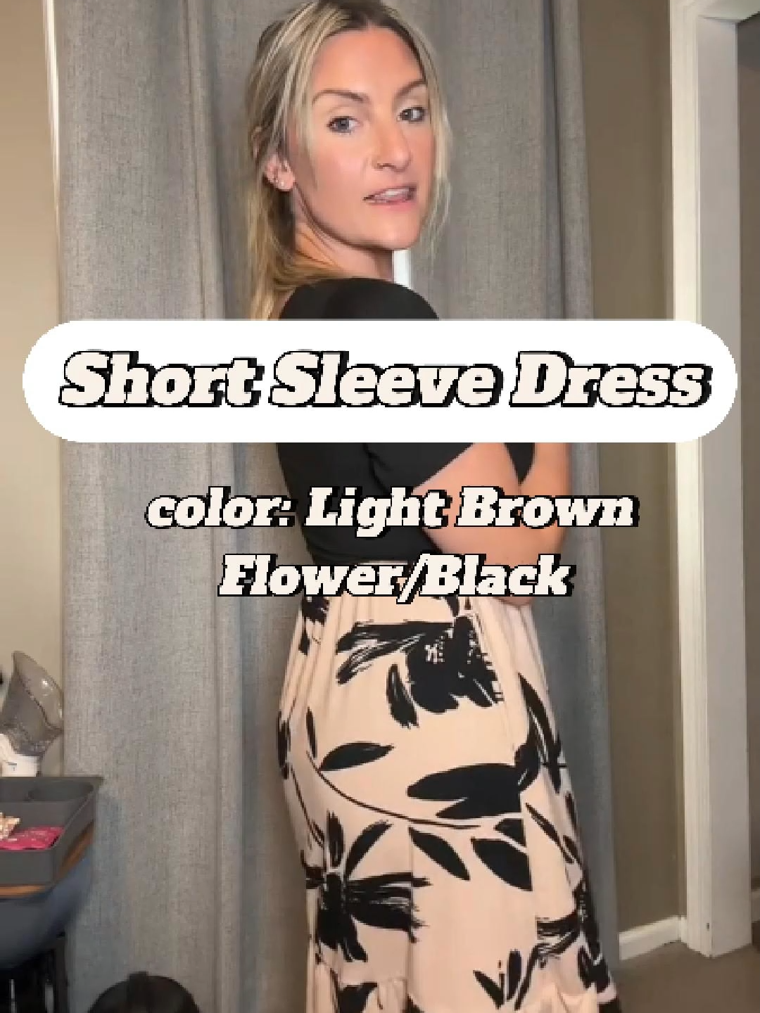 A-line shape creates the illusion of longer legs and a slimmer waist. #Squareneck #ShortSleeveDress #ALine #floraldress #casual #OOTD #fyp #auselilydress