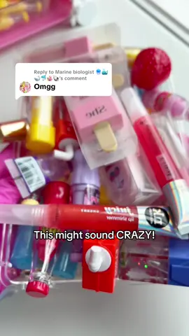 Replying to @Marine biologist 🪼🐳🐋🐬🪸🐚 This might sound crazy!! #maifirco #lipglossbundles #lipglosses #tiktokshop #lipgloss #kawaii 