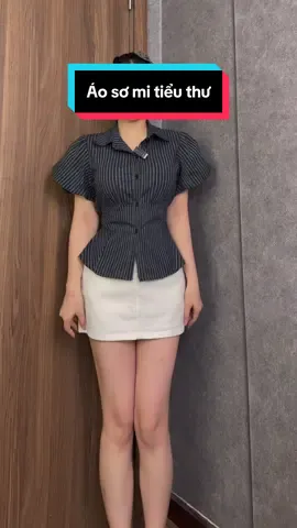 Áo sơ mi tiểu thư bánh bèo #hottrend #somi #xh #fypシ゚ #fashion #thoitrangnu #xhuongtiktok #hot #chireview 