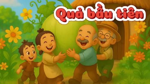 Câu chuyện Quả bầu tiên thiết kế bằng AI #quabautien #congngheai #chuyen 