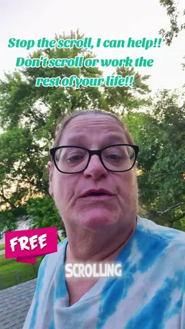 Stop the scroll, I will help you get started. You won't have to work the rest of your life, or keep scrolling. I have found the answer. #EarnOnlineOver50 #retirementmoney #DigitalMarketingOver50 #makemoneyonline #financialfreedom 