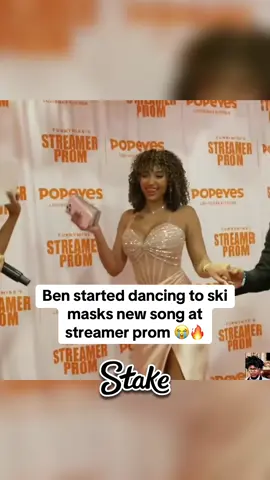 Ben started dancing to streamer prom date 😭 #bendadonnn #funnymike #streamerprom #streamer #fyp 