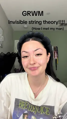 First GRWM / story time 👀❤️‍🔥 How my man and I met ❤️ 🧿 Bare with me this was more tedious than it looks 😩💀  Do you belive in this theory ????  #grwm#storytime#fyp#foryou#invisiblestringtheory#Love#relationships#partners#makeup#tutorial