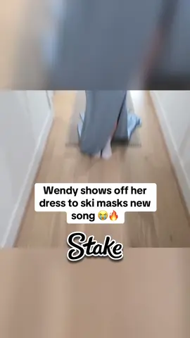 Wendy shows off dress to ski masks new song 😭 #wendyortiz #streamer #fyp 