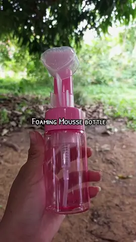 200ml Mousse Foaming bottle With Brush Pump Press Silicone Face Brush #foamingmoussebottle #viral #trending #fyppp #foryoupage #foryou #
