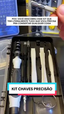 Eu conserto qualquer coisa com esse kit aqui em casa!! #tiktokshop #tiktokshopchegou #ferramentas #consertodecelular #consertocelular #manutencaodecelular #manutencaodecomputadores 