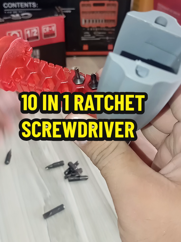 10 IN 1 RATCHET SCREWDRIVER, UNIVERSAL MULTIFUNCTIONAL RATCHET SCREWDRIVER  #creatorsearchinsights #tiktok #affiliatemarketing #budolfinds #budolfindsph #motoparts #accesories #trend #trendingtiktok #sale #fypシ゚viral #fyp #fypシ #tools #tooltips #screwdriver 