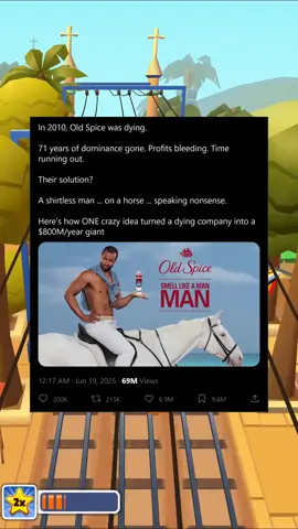 The RISE of Old Spice #oldspice #success #businesssuccess #marketing #oldspicechallenge #fyp 